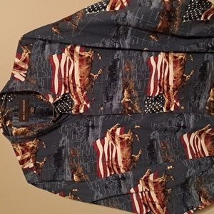 Bit & Bridle Long Sleeve Shirt.   2X